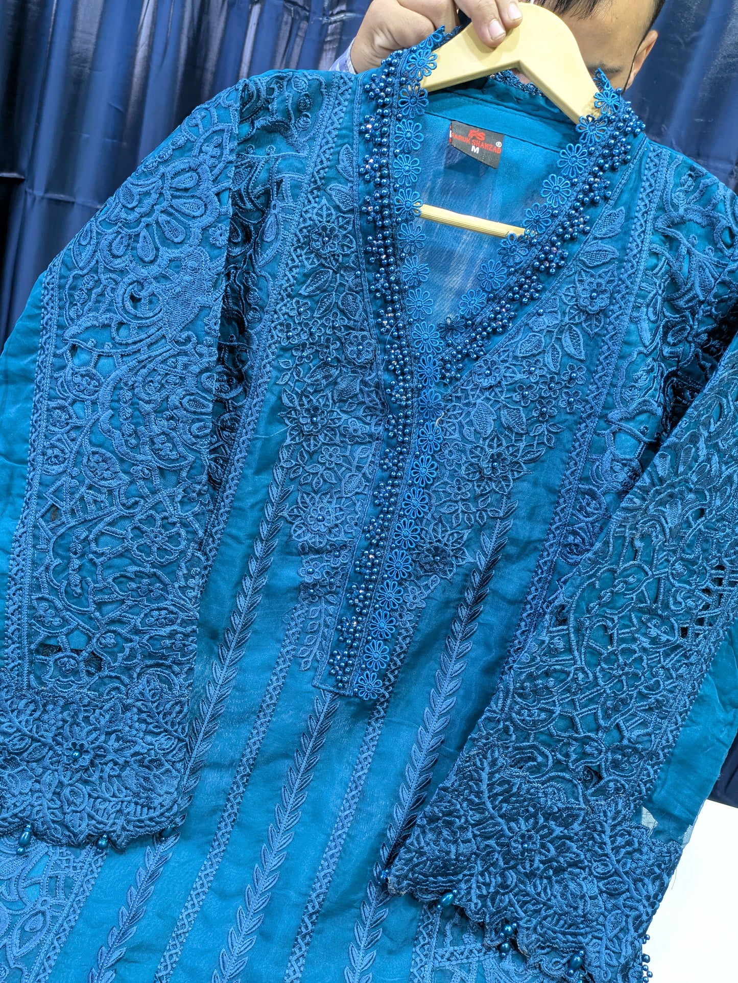 Maria B Style Luxury Organza Formal Dress – Party & Wedding Wear