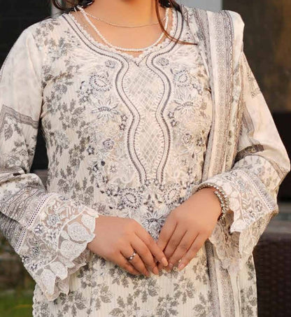 New Arrival Dhanak Collection | Elegant Patch & Boring Detailing