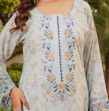 New Arrival Dhanak Collection | Elegant Patch & Boring Detailing