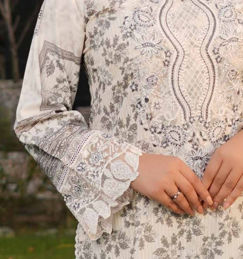 New Arrival Dhanak Collection | Elegant Patch & Boring Detailing
