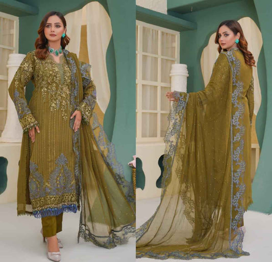 Chiffon Dress – Maria B Hit Article