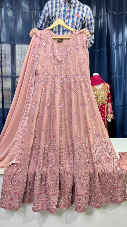 Chiffon Maxi with Chiffon Dupatta
