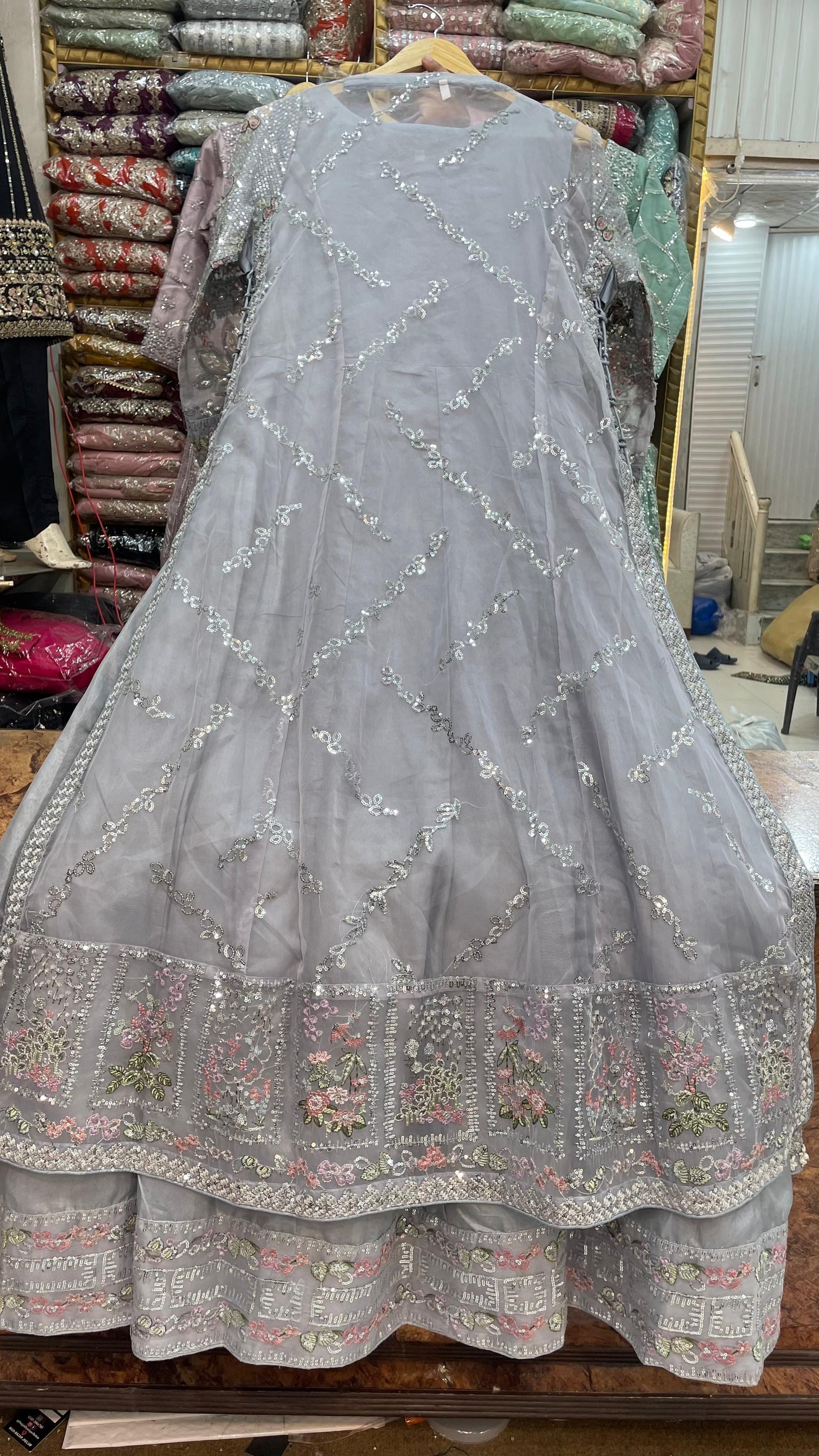 Organza Maxi | Luxury Wedding & Party Wear with Elegant Embroidery