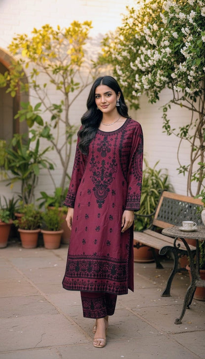 Viscose Stuff Winter Collection | Elegant Embroidered Winter Suits – All Sizes Available