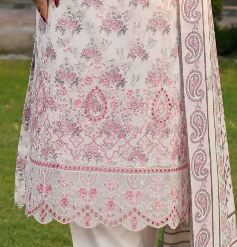 New Arrival Dhanak Collection | Elegant Patch & Boring Detailing