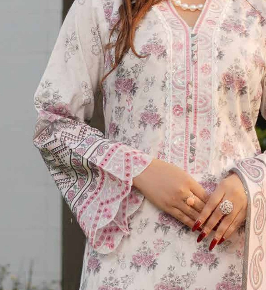 New Arrival Dhanak Collection | Elegant Patch & Boring Detailing