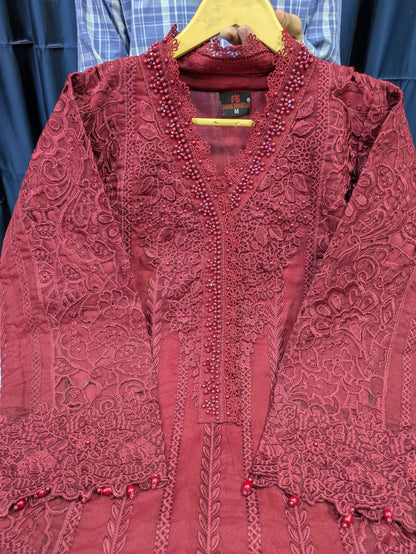 Maria B Style Luxury Organza Formal Dress – Party & Wedding Wear