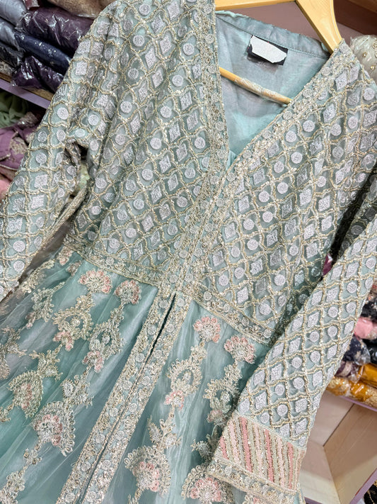 CHIFFON FABRIC 3-PCS Beautiful Embroided Maxi