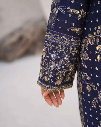 Chiffon & Jamawar Gharara Set | Timeless Elegance with a Regal Touch