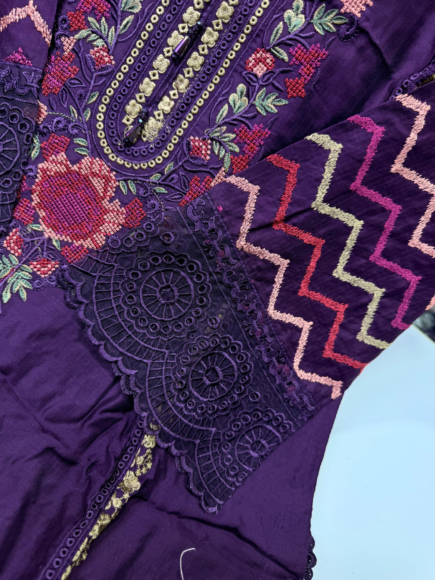 ASIM JOFA. Inspired Dress With Beautiful Short & Embroided Dupatta 2025