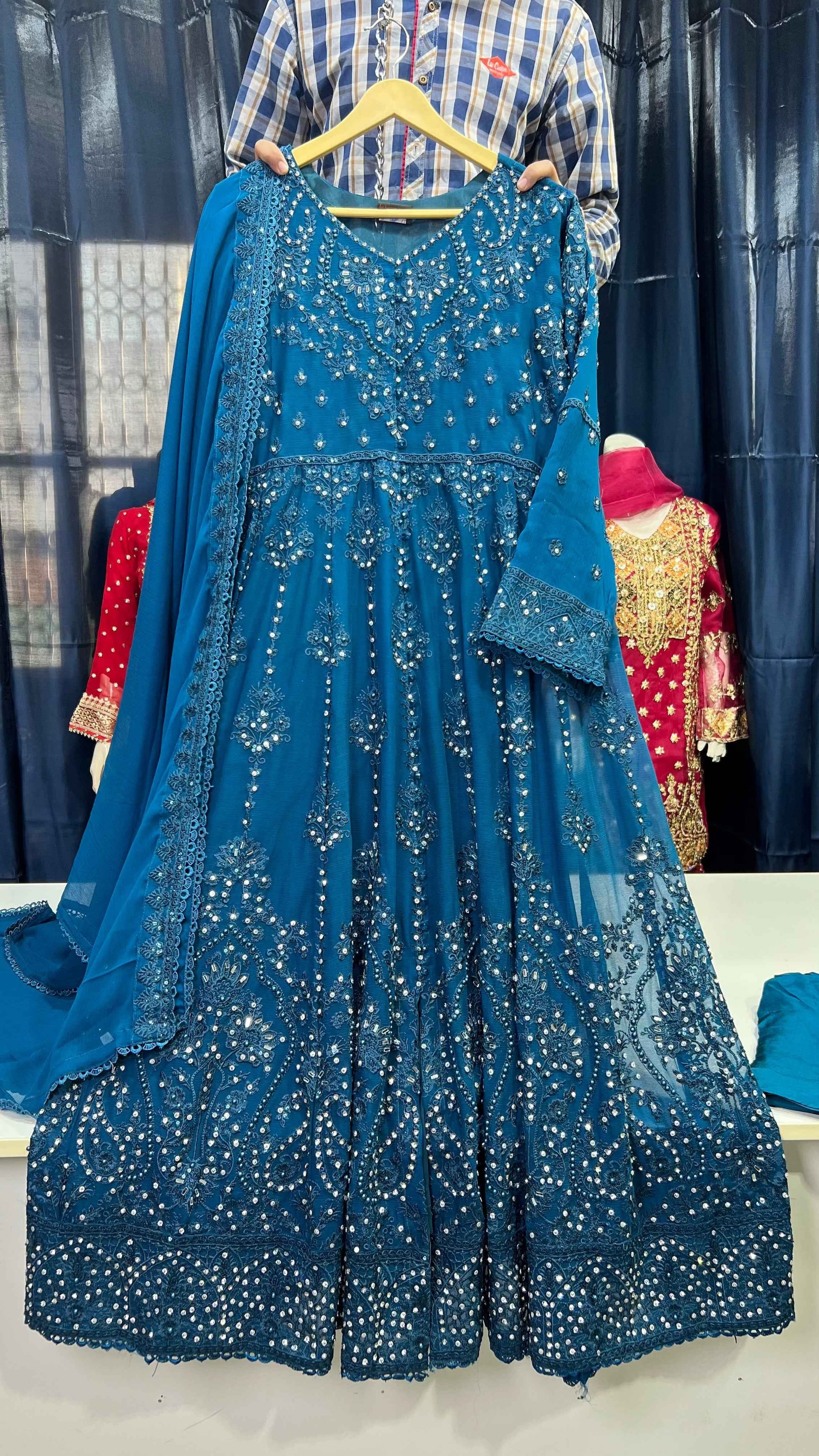 Chiffon Maxi with Chiffon Dupatta