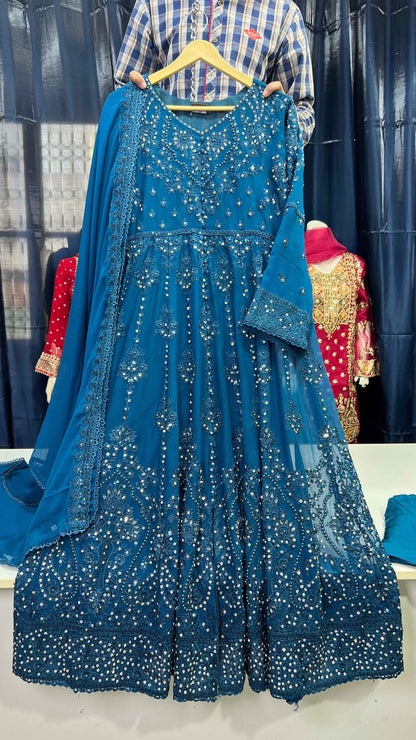 Chiffon Maxi with Chiffon Dupatta