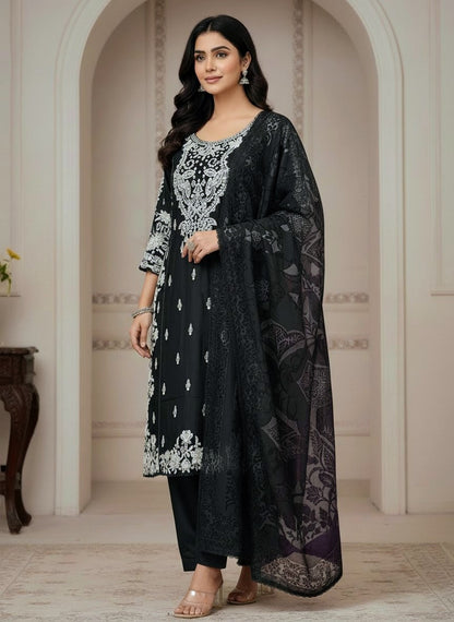 VISCOSE FABRIC Beautiful Casual Wear 3 Piece Dress Collection 2025