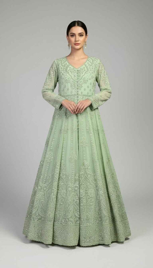 Chiffon Maxi with Chiffon Dupatta