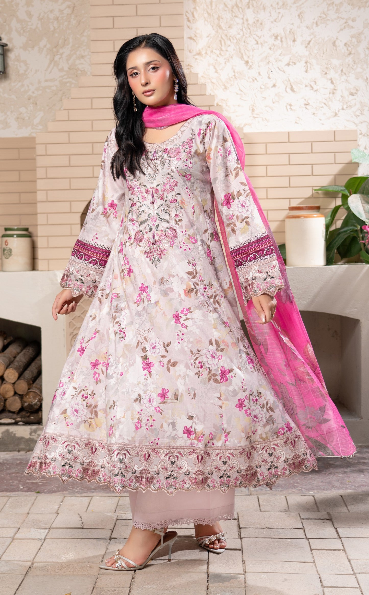 PB6452 Lawn Frock